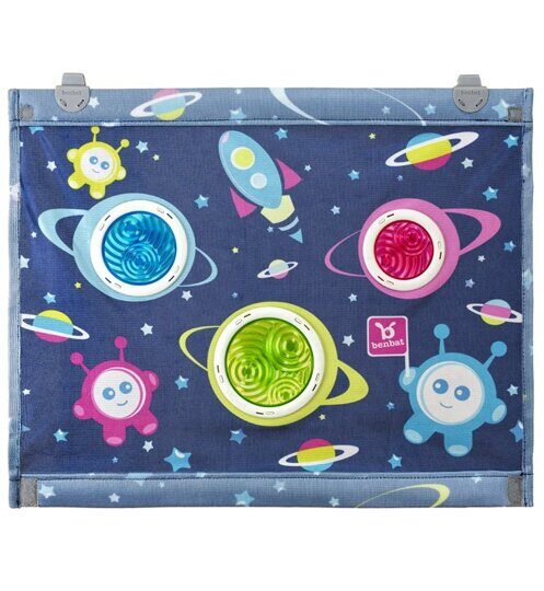 Шторка солнцезащитная Benbat Space Collection прямоугольная синяя с космическим рисунком