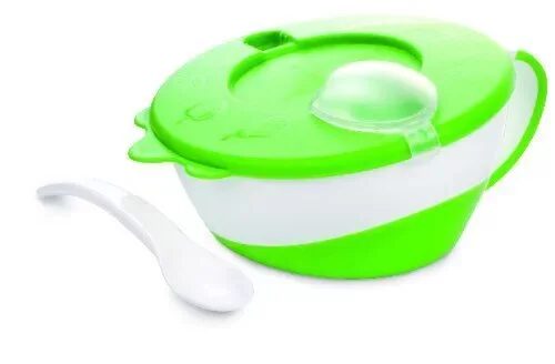 Миска с ложкой Canpol 350 мл (зеленый)